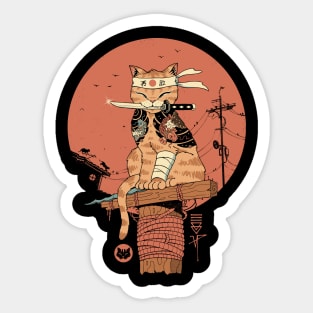 Ninja Meowster Sticker